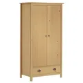 Produktbild: vidaXL Kleiderschrank mit 2 Türen Hill 89x50x170 cm Massivholz Kiefer