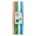 Produktbild: folia 82394 - Krepppapier - Sortiment X - Mas, 10 Rollen in verschiedenen Farben, jede Rolle ca. 50 x 200 cm, sehr elastisches und dünnes Papier, mit einer unebenen und rauen Oberfläche