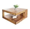 Produktbild: LebensWohnArt Couchtisch Puristischer Couchtisch SHIVA ca.80x80cm massiv Palisander