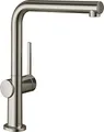 Produktbild: hansgrohe Talis M54 - Niederdruck Armatur Küche, Küchenarmatur für Untertisch-boiler, 1 Stahlart, Wasserhahn Küche mit Auslaufhöhe 270 mm, Mischbatterie Küche schwenkbar, Edelstahl Finish