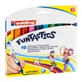 Produktbild: Edding FUNTASTICS Kinderfasermaler 10er-Set Kids Filzstifte bunt auswaschbar