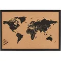 Produktbild: Korktafel für Notizen World, braun, 60x40 cm Zeller