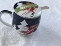 Produktbild: Könitz - Weinachtstasse - Teetasse mit Sieb und Deckel - Neu (H024)