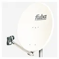 Produktbild: Fuba DAL 808 W 80 cm Satelliten Spiegel Alu Sat Schüssel Weiß + Octo LNB