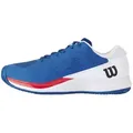 Produktbild: Wilson Rush Pro Ace Clay/Sandplatz (Stabilität, 2E/weit) 2025 blau/weiss Tennisschuh blau 44 EU