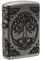 Produktbild: Zippo Sturmfeuerzeug - Tree of Life, Antique Silver, MultiCut - Nachfüllbar - Wiederverwendbar - Windfestes Design - Geschenkbox - Made in USA