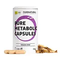 Produktbild: Fairnatural BIO Zink Kapseln Vegan mit hoher Bioverfügbarkeit [Regional aus Deutschland] aus Guavenblättern | Rein pflanzlich, natürlich & konzentriert | 90 Kapseln