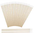 Produktbild: Wattestäbchen 200 Stück Langer Holzgriff Watteträger 15cm Reinigungsstäbchen ...