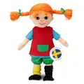 Produktbild: Pippi Langstrumpf Puppe 30 cm – süße Stoffpuppe als Baby Spielzeug ab 10 Monaten & Taufgeschenk für Mädchen – besonders weiche Kuschelpuppe & Plüschpuppe