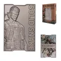 Produktbild: FaNaTtik Metal Gear Solid 2 Limited Edition Solid Snake Metallbarren - Offizielles Lizenzprodukt, 5.000 weltweit, Präsentationsständer inklusive