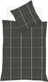 Produktbild: Fleuresse Lech Edelflanell Bettwäsche 155x220 Karo dunkelgrau  604311-01