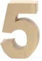 Produktbild: Glorex Papp-Zahl 5 17,5 x 5,5 cm
