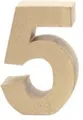 Produktbild: Glorex Papp-Zahl 5 17,5 x 5,5 cm