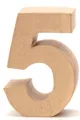 Produktbild: Papp-Zahl 5 17,5x5,5cm Geburstag Jubiläum Zahlen Ziffern PappArt Deko Nummer