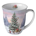 Produktbild: Weihnachten - Becher - Mug 0.4 L - Fine Bone China - Format: Ø 10 cm x H 10,5 cm
