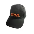 Produktbild: Stihl Golfmütze, Base Cap, Baseball Cap, Schwarz, Orange, 100% Baumwolle