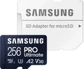 Produktbild: Samsung PRO Ultimate MB-MY256SA - Flash-Speicherkarte (SD-Adapter inbegriffen)