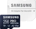 Produktbild: Samsung microSDXC PRO Ultimate 256GB 130 MB/s MB-MY256SA/WW