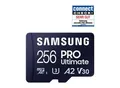 Produktbild: Samsung PRO Ultimate microSD-Speicherkarte inkl. SD Adapter - 256 GB