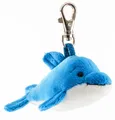 Produktbild: Schaffer 0240 Schlüsselanhänger Kuscheltier Delfin Flipp, 11 cm, blau