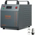 Produktbild: VEVOR Industrieller Wasserkühler, CW-3000, 80 W luftgekühltes industrielles Wasserkühler-Kühlsystem mit 12 L Wassertankkapazität, 12 L/min max. Durchflussrate, für Kühlmaschine für Lasergravurmaschine