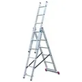 Produktbild: KRAUSE CORDA VielzweckLeiter Treppe 3x6 Spr.