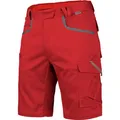 Produktbild: WÜRTH MODYF Arbeitsshorts Stretch X - professionelle Arbeitshose für Herren - Arbeitsshorts mit Reißverschluss - in der Größe 46 in Rot
