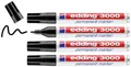 Produktbild: Edding 4-3000-4-1001 Permanentmarker Schwarz wasserfest: Ja