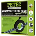 Produktbild: PETEC Doppelseitiges Klebeband extra stark in schwarz für Kunststoffe (PE, PP, ABS) Kunststoff Kleber 10m für schwer zu verklebende Materialien 87210