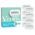 Produktbild: Gillette Venus Deluxe Smooth Sensitive Rasierklingen Damen, 8 Ersatzklingen für Damenrasierer mit 5-fach Klinge