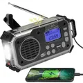 Produktbild: Duronic SDAB1 Kurbelradio Solar Notfall DAB FM Radio Bluetooth Lautsprecher LED