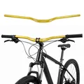 Produktbild: WAKE Fahrradlenker 31.8MM MTB Lenker Aluminiumlegierung Mountainbike Lenker Riser Bar fahrrad lenker für Rennrad MTB 720MM - Gold (30mm Höhe)