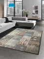 Produktbild: Carpetia Teppich Eleganter Teppich modern orientalisch gemustert bunt braun grau orange, rechteckig, Höhe: 7 mm