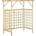 Produktbild: vidaXL Pergola für 2 Mülltonnen Kiefernholz Imprägniert - Braun