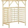 Produktbild: vidaXL Pergola für 2 Mülltonnen Kiefernholz Imprägniert