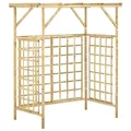 Produktbild: vidaXL Kiefernholz Imprägniert Pergola für 2 Mülltonnen Verrottungsfest Gartenpergola Holzpergola Rosenbogen Rankhilfe Terrasse Garten