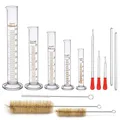 Produktbild: Messzylinder Glas, 13 Stück Dickglas Graduierten Glasmesszylinder Set Chemist...
