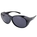 Produktbild: ACTIVE SOL MEGA Polarisierende Überbrille/Sonnenbrille Schwarz mit grauer Tönung