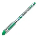 Produktbild: Schneider Schreibgeräte Kugelschreiber Slider Basic, Kappenmodell, M, grün, Schaftfarbe: transparent