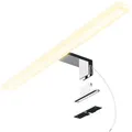 Produktbild: LINA Spiegelleuchte Bad 50cm LED warmweiß 230V – Badezimmer Lampe Spiegellamp...