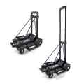Produktbild: Starker Transportwagen aus Stahl, 45 kg Kapazität, faltbar und platzsparend