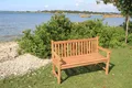 Produktbild: Teak Sitzbank Gartenbank Holzbank Teakbank Parkbank Picadelly nachhaltig 135cm