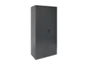 Produktbild: rikta Aktenschrank Metallschrank, Aktenschrank anthrazit mit 5 Ebenen, Höhe 168cm Pulverbeschichteter Stahl-Schrank 80×40×168 cm, abschließbar