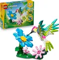 Produktbild: LEGO Creator 3-in-1-Set Wilde Tiere: Bunter Kolibri - Tier Modellbau & Konstruktionsspielzeug - Bauset mit 3 Bauoptionen: Kolibri, Schmetterling oder Fisch - Kreatives Geschenk für Kinder - 31384