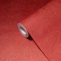 Produktbild: Rote Tapete golden Meliert mit Textiloptik – Metallic, Rot
