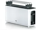 Produktbild: Braun Langschlitz-Toaster HT 3110 WH | 1.000 Watt | extrabreiter Schlitz | Auftaufunktion | Brötchenaufsatz | Weiß