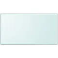 Produktbild: Tischplatte aus gehärtetem Glas rechteckig 1200x650 mm