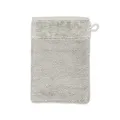 Produktbild: möve Bamboo Luxe Waschhandschuh 15 x 20 cm aus 60% Baumwolle / 40% Viskose aus Bambus-Zellstoff, silver grey