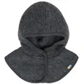 Produktbild: Joha Schlupfmütze Schalmütze aufknöpfbar Balaclava Merino-Wolle grau 45