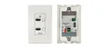 Produktbild: Kramer 2:1 4K HDR HDMI Wall-Plate Automatik-Umschalter US-Decora Version